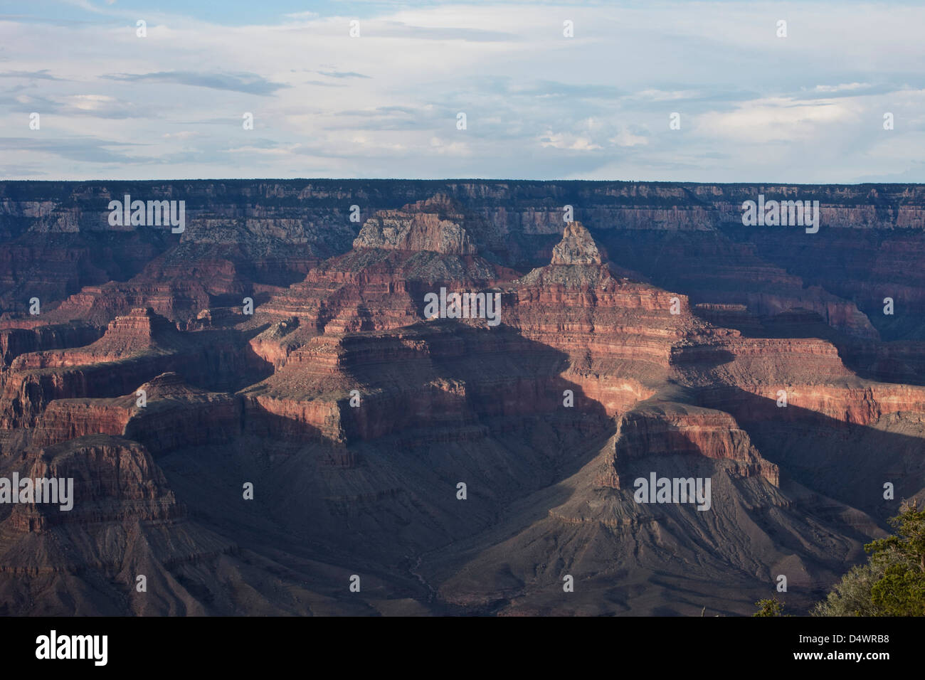 Grand Canyon da Yavapai Point sul bordo sud. verso il tempio di Zoroaster, Arizona, Stati Uniti. Foto Stock Grand Canyon da Yavapai Point sul bordo sud. verso il tempio di Zoroaster, Arizona, Stati Uniti. Foto Stock
