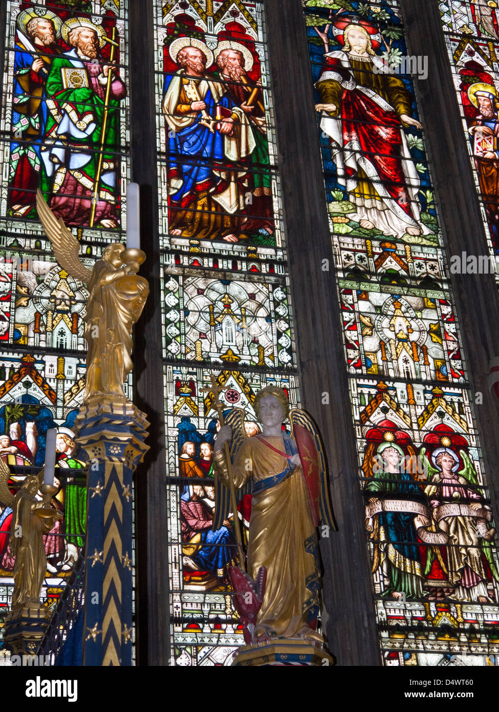 Nella cattedrale di Ripon nel North Yorkshire Inghilterra Foto Stock