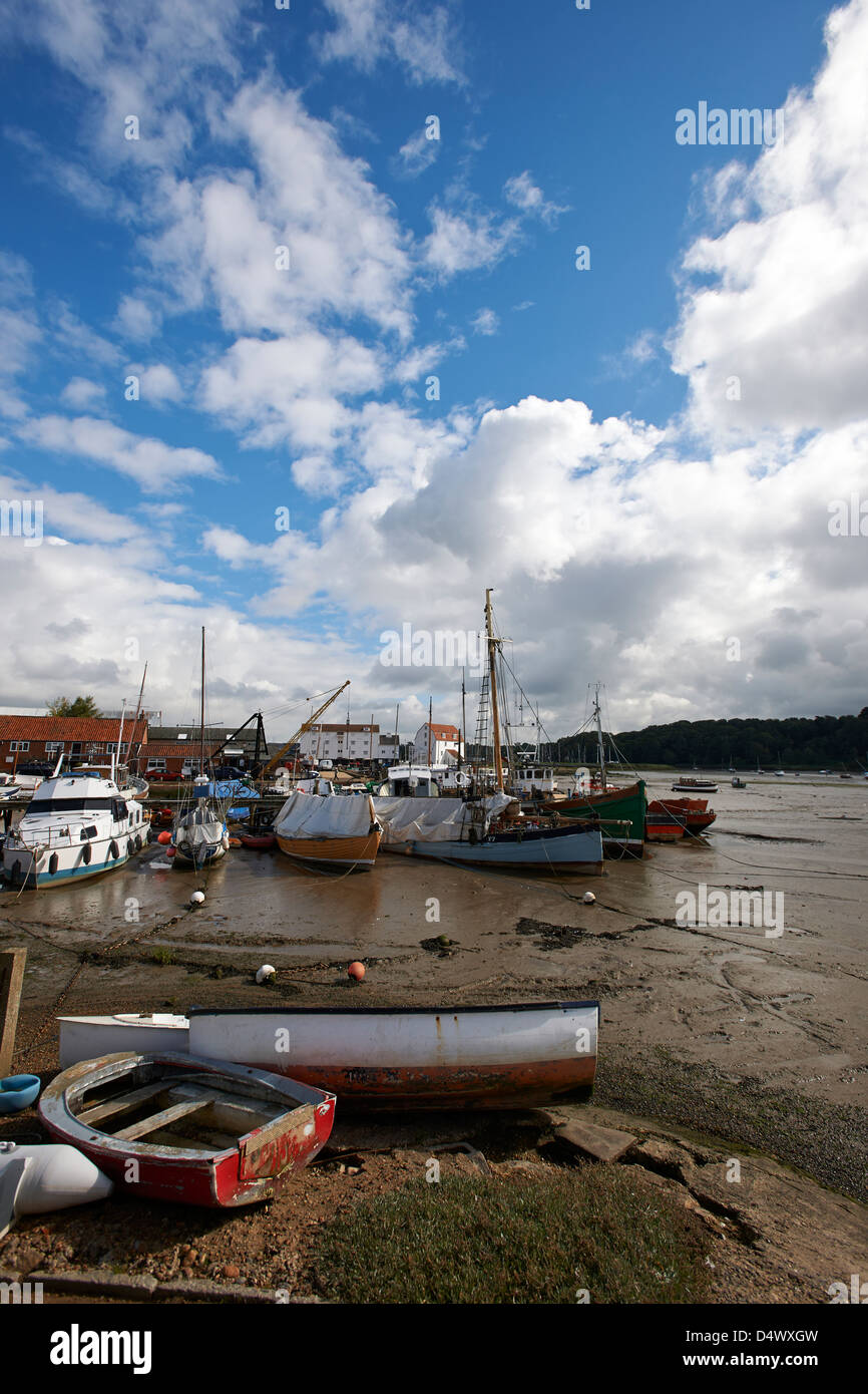 Dal fiume Deben a Woodbridge Foto Stock