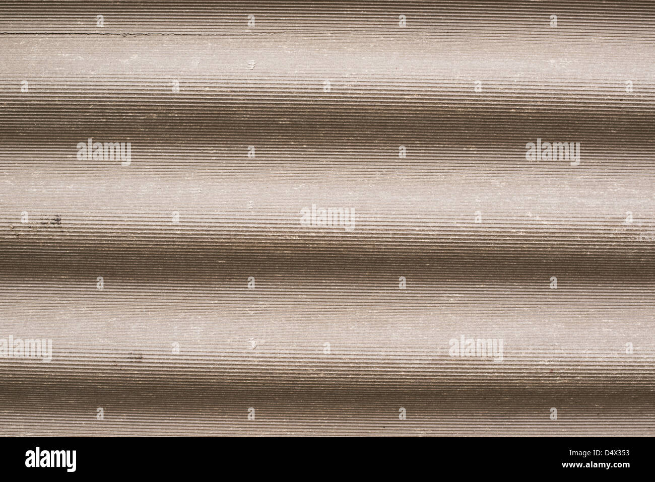 Ondulati di cemento amianto del tetto del materiale di copertura Foto Stock