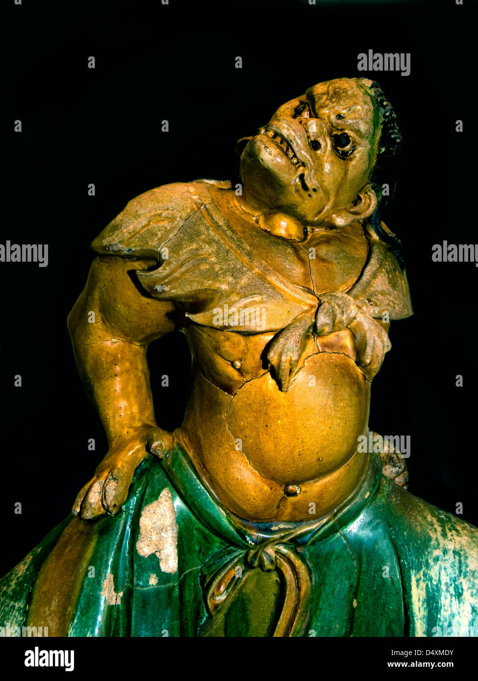 Demon Sancai Ming dinastia Qing xvii secolo d.c. cinese Cina Asia Foto Stock