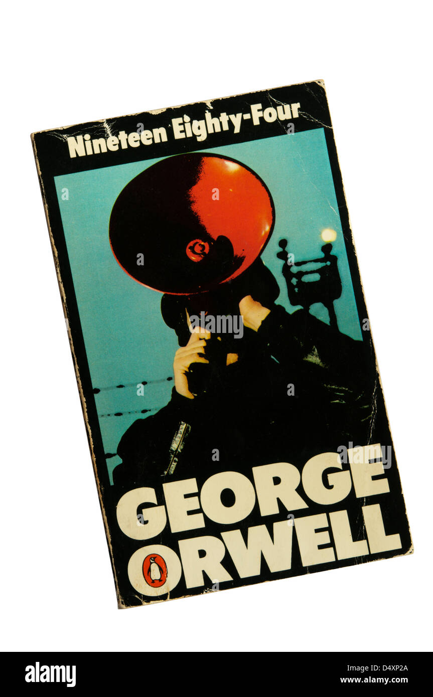 Una copia di 'diciannove Eighty-Four" di George Orwell. Foto Stock