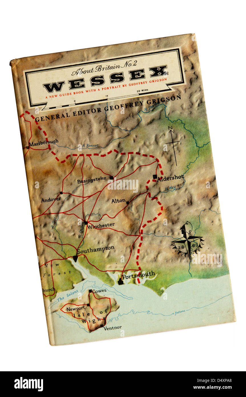 "Wessex', il secondo volume in 'About Britain' serie pubblicata nel 1951. Foto Stock