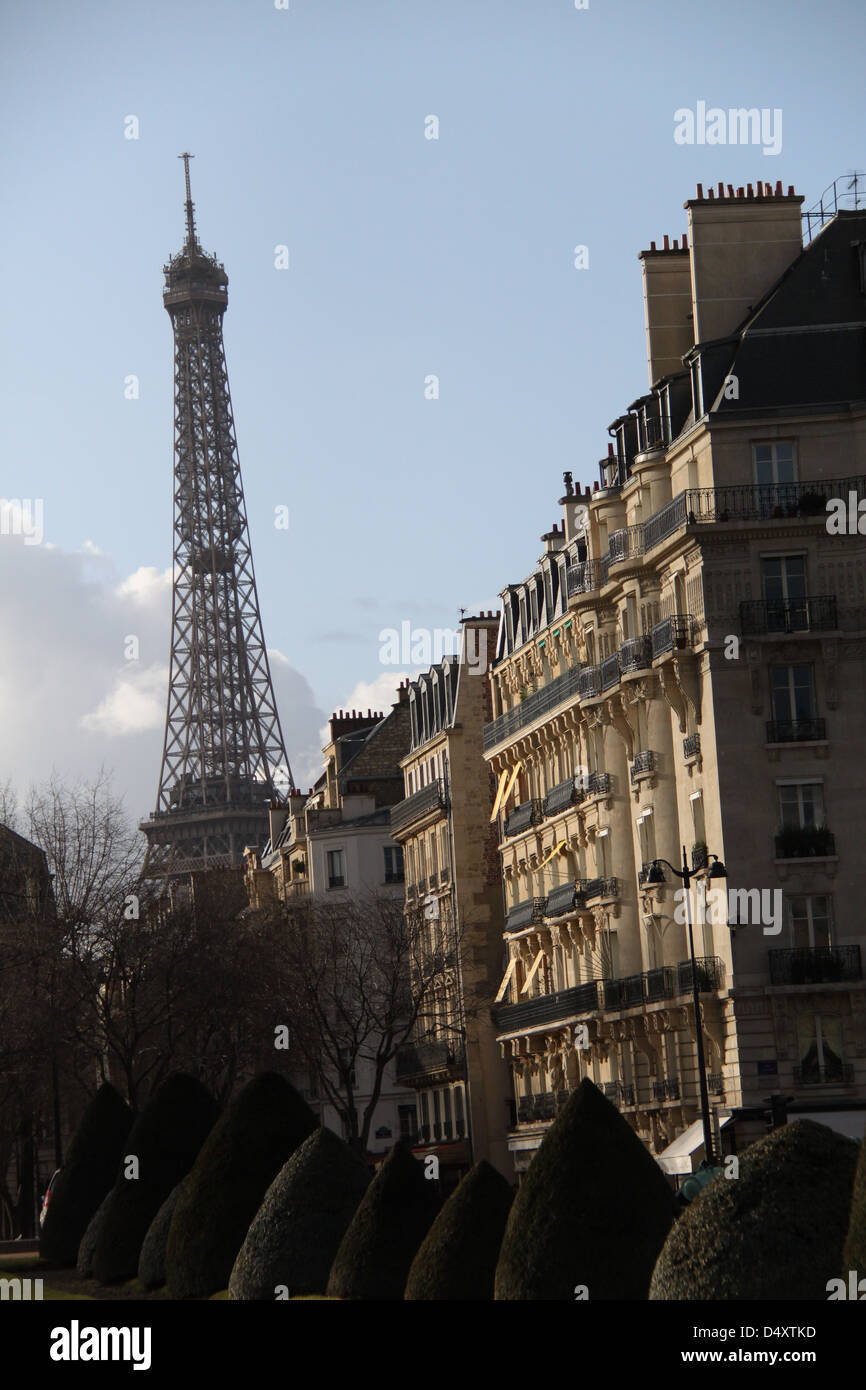 Parigi,Francia,Tour Eiffel Foto Stock