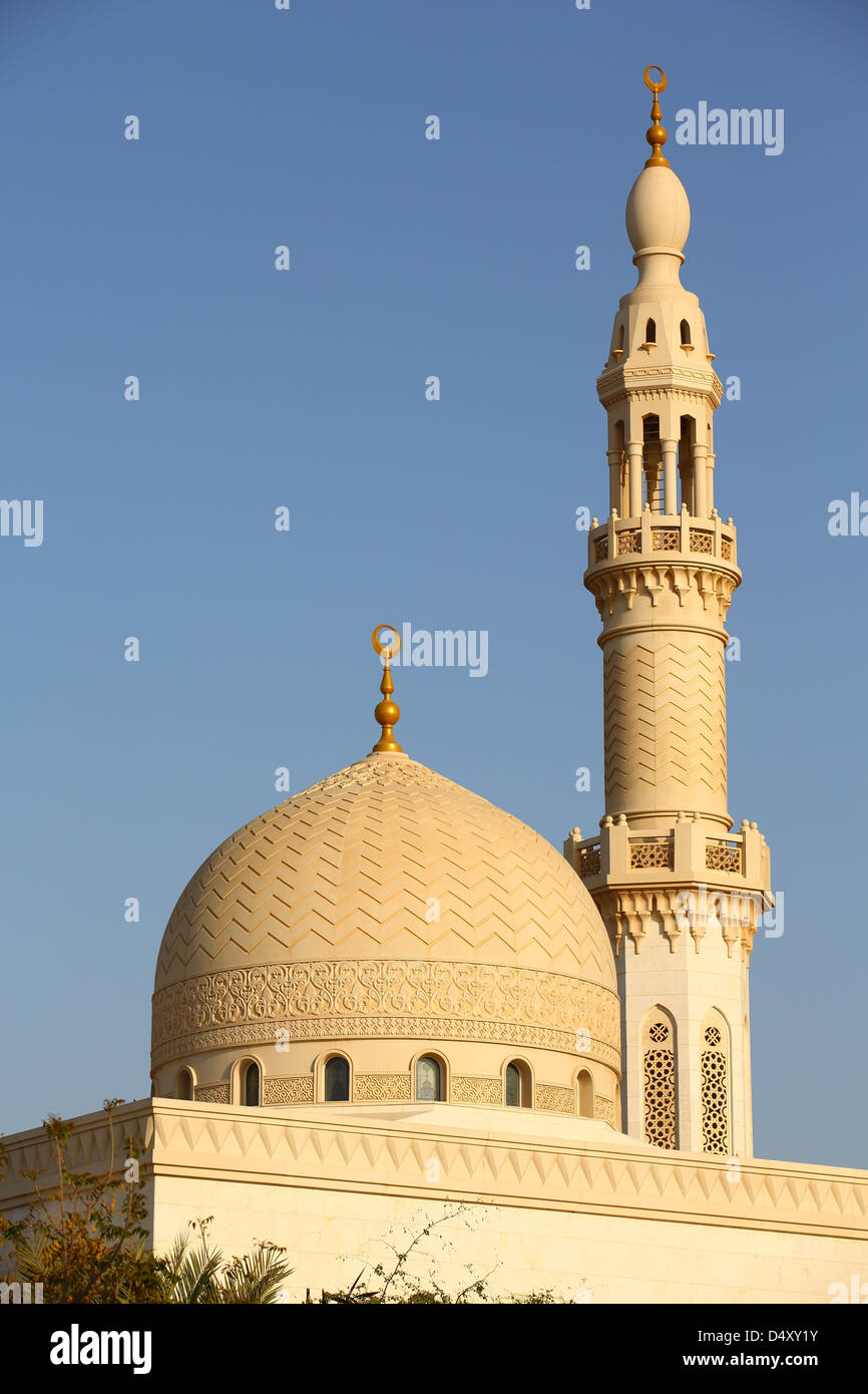 Moschea in Dubai Emirati Arabi Uniti Foto Stock