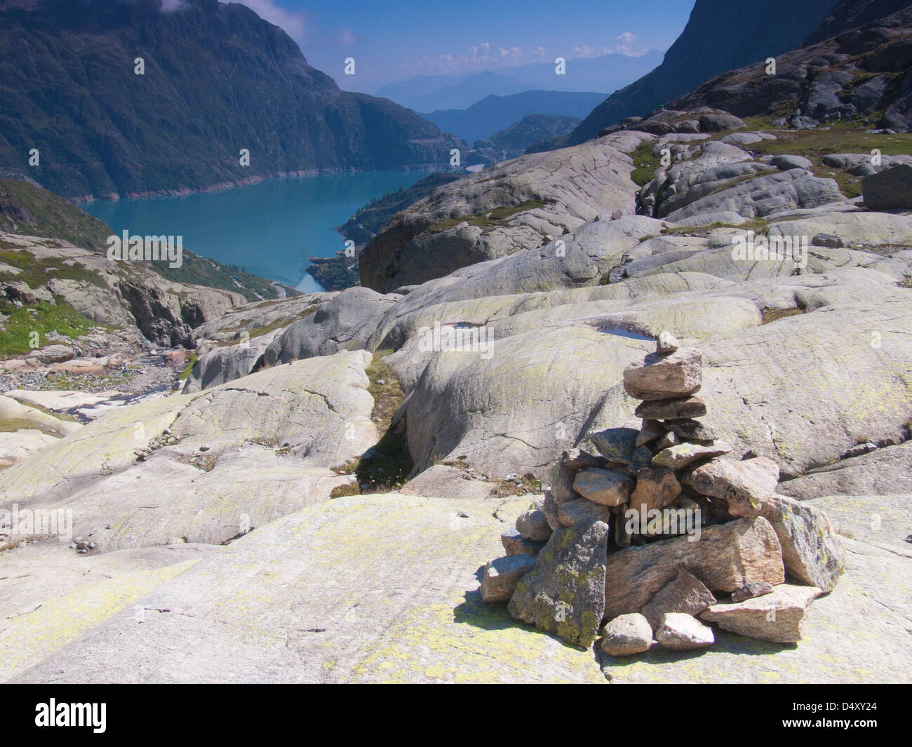 Diga di emosson,vallese,swiss Foto Stock