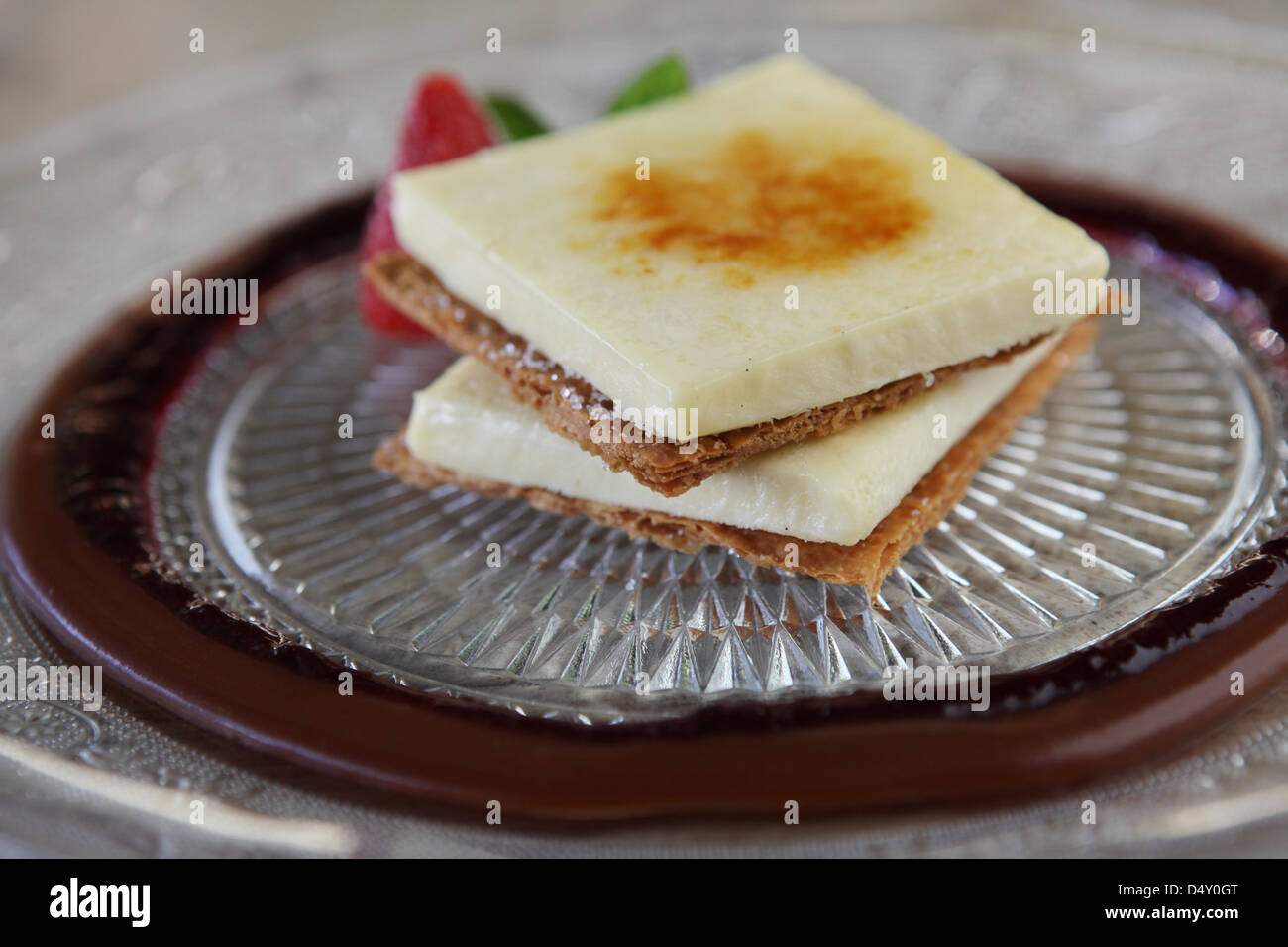 Creme Brulee Foto Stock