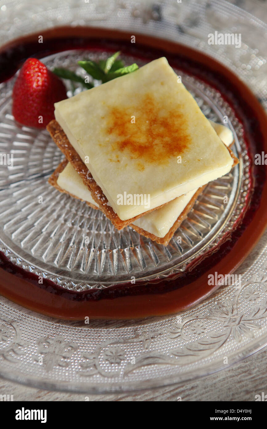 Creme Brulee Foto Stock