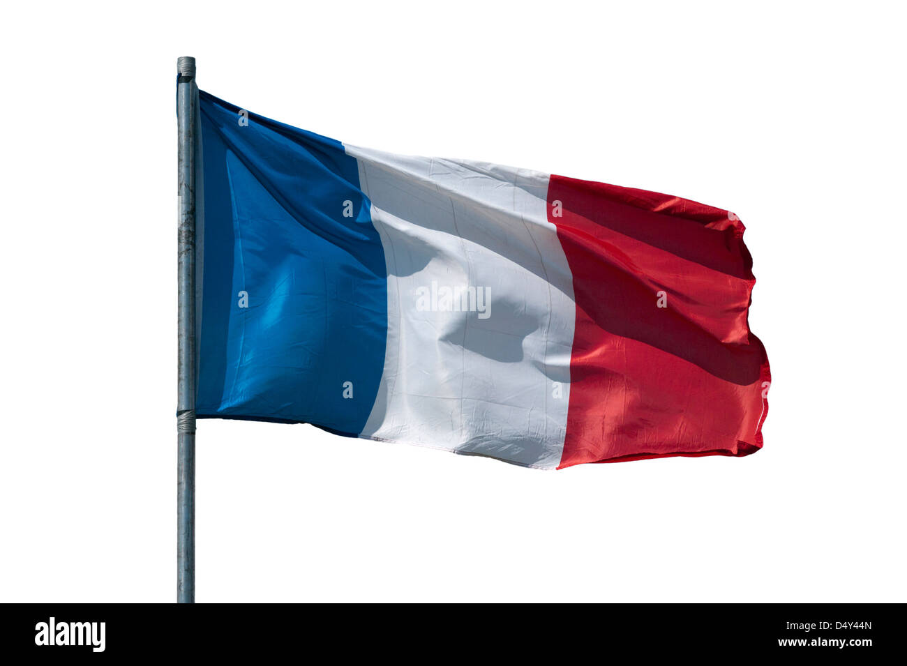 Francese bandiera nazionale Foto Stock