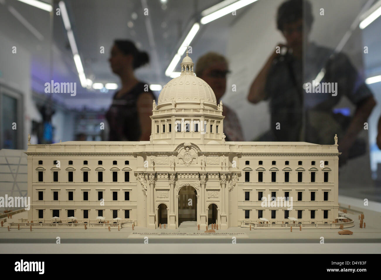 Berlino, Germania, il modello del nuovo palazzo di città d'Italia. Architetto Francesco Stella Foto Stock