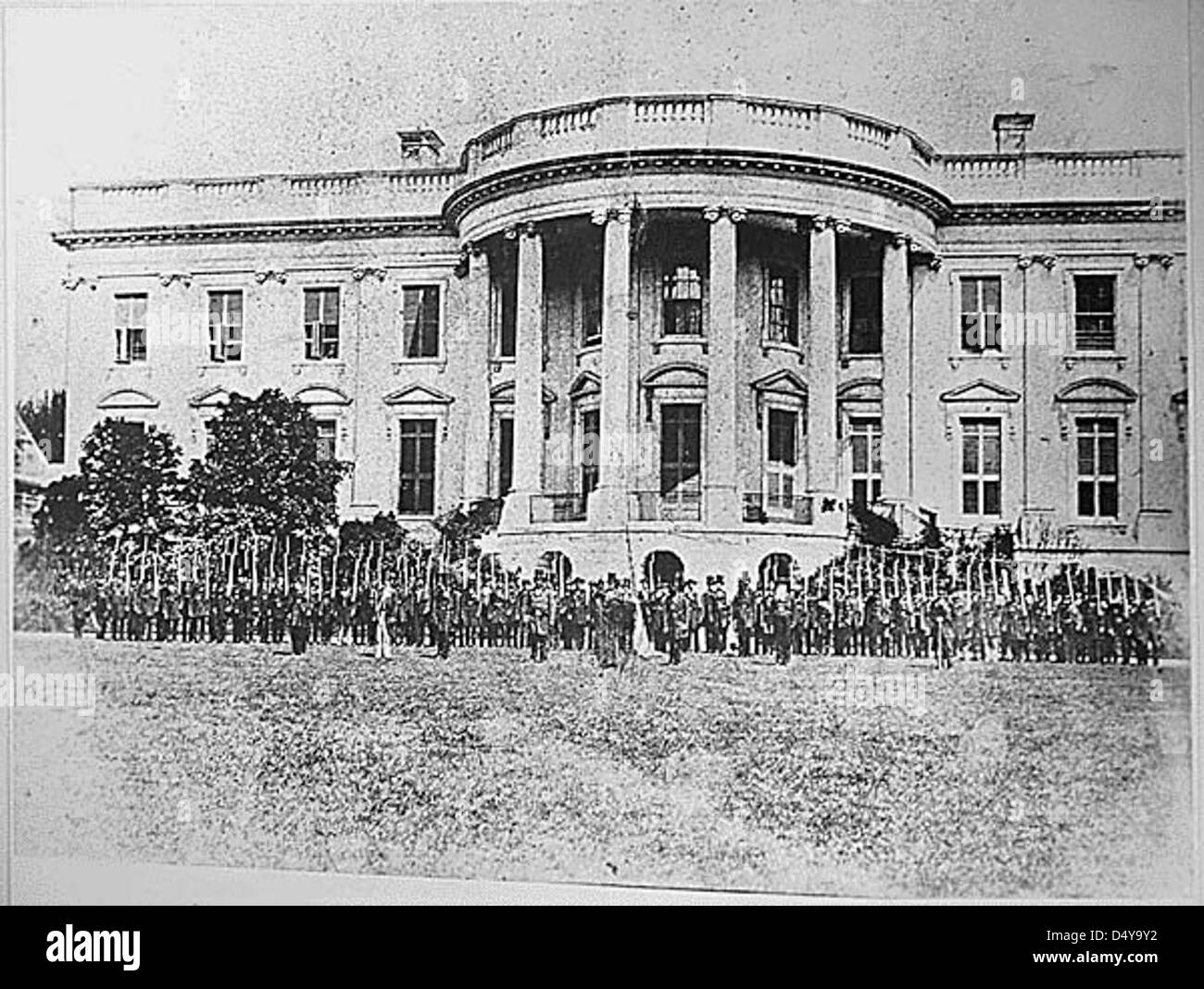 Cassio M. Battaglione di argilla difendere la Casa Bianca, aprile 1861. Washington, DC, 1961 - 1986 Foto Stock