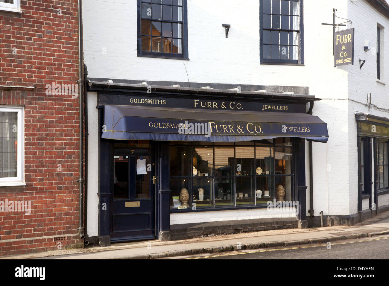 Furr & Co e piccoli gioielli business in Hungerford, Berkshire. Foto Stock