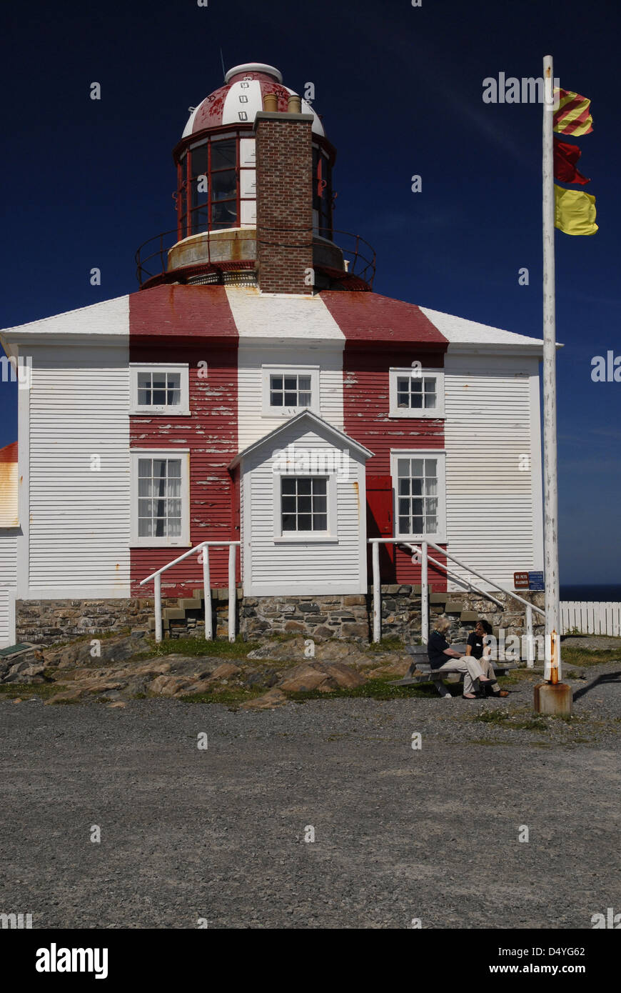 Cape Bonavista lighthouse, Terranova Foto Stock