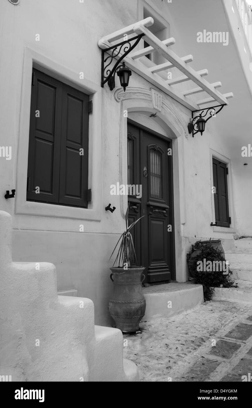 La foto è stata scattata a Santorini, Grecia Foto Stock
