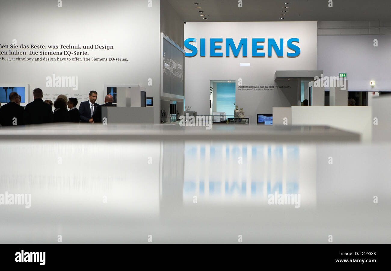 Berlino, Germania, il Siemens stand al IFA 2011 Foto Stock
