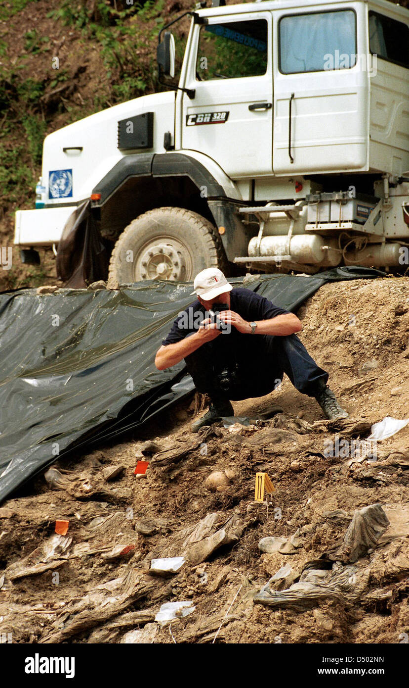 La guerra in ex Iugoslavia Foto Stock