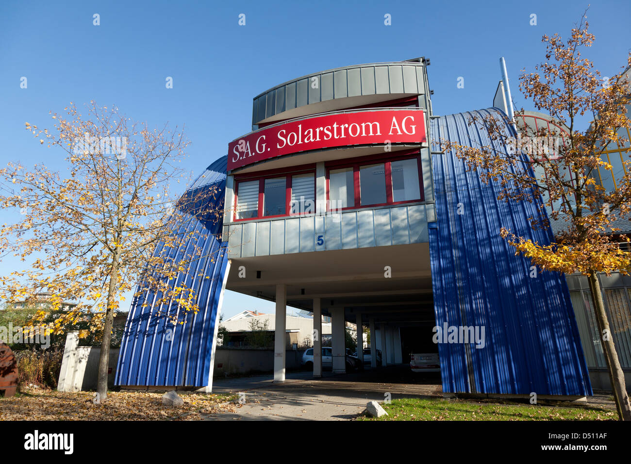 Freiburg, Germania, sede di S.A.G. Solarstrom AG Foto Stock