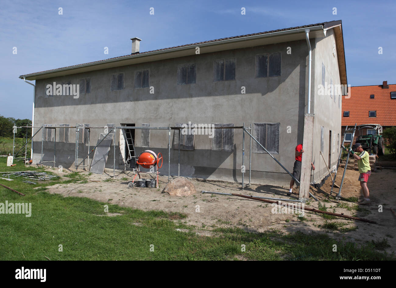 Nuovo Kätwin, Germania, di un guscio di staccato Foto Stock