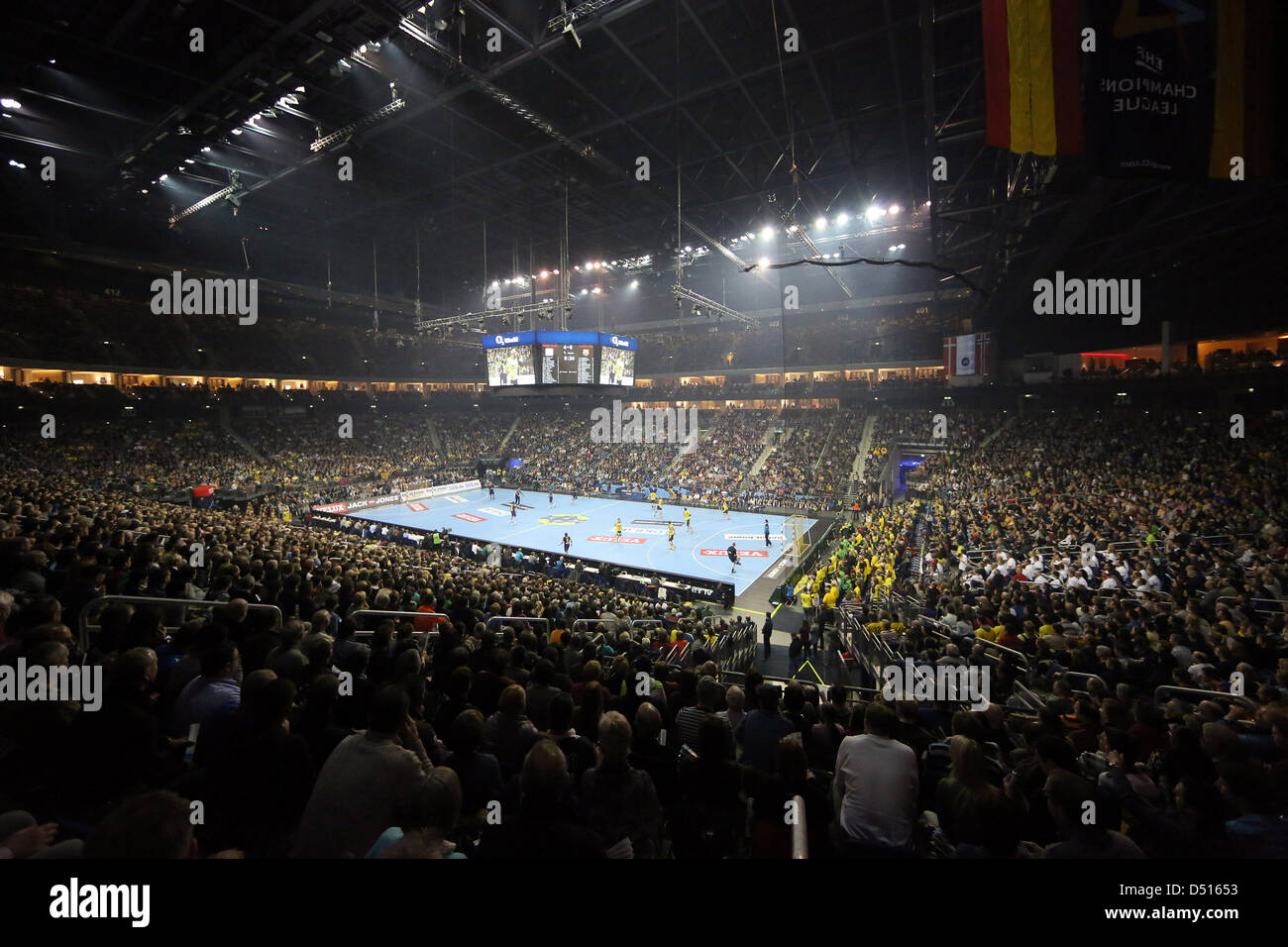 Berlino, Germania, interno dell'O2 World Arena Foto Stock