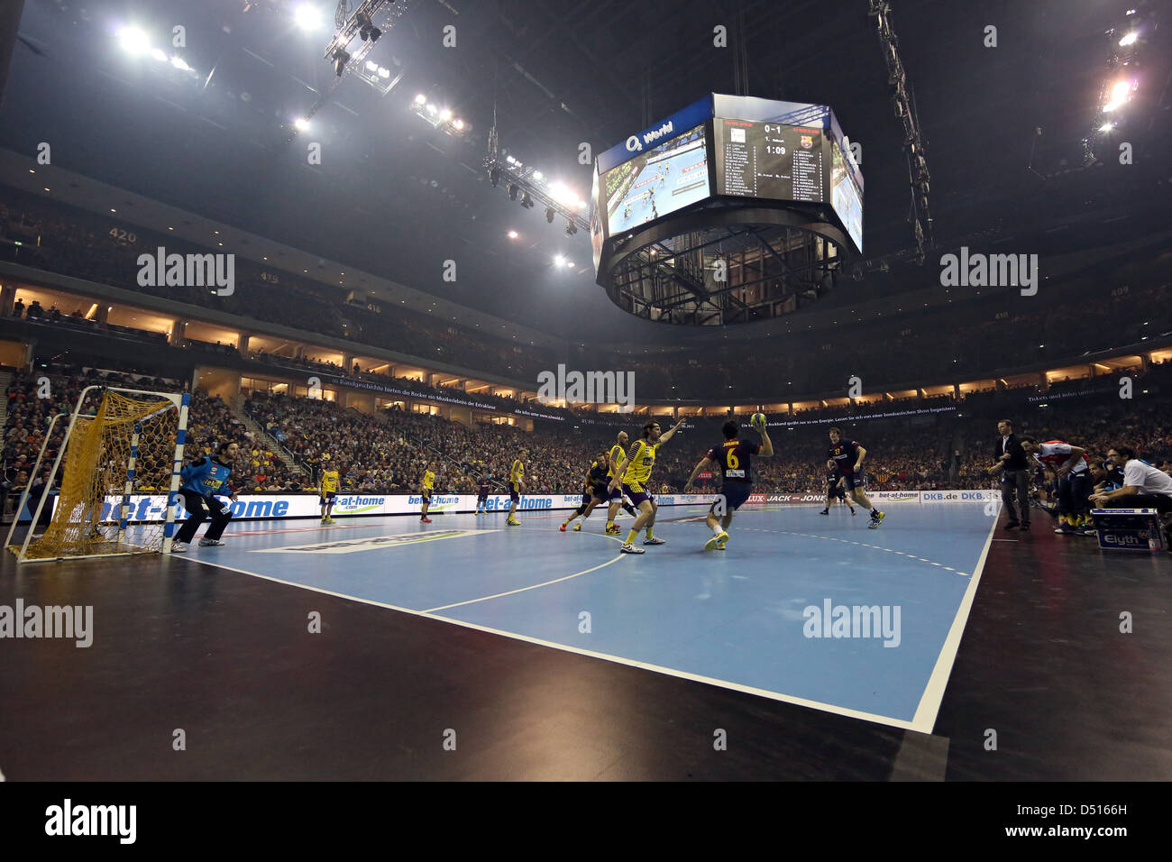 Berlino, Germania, interno dell'O2 World Arena Foto Stock