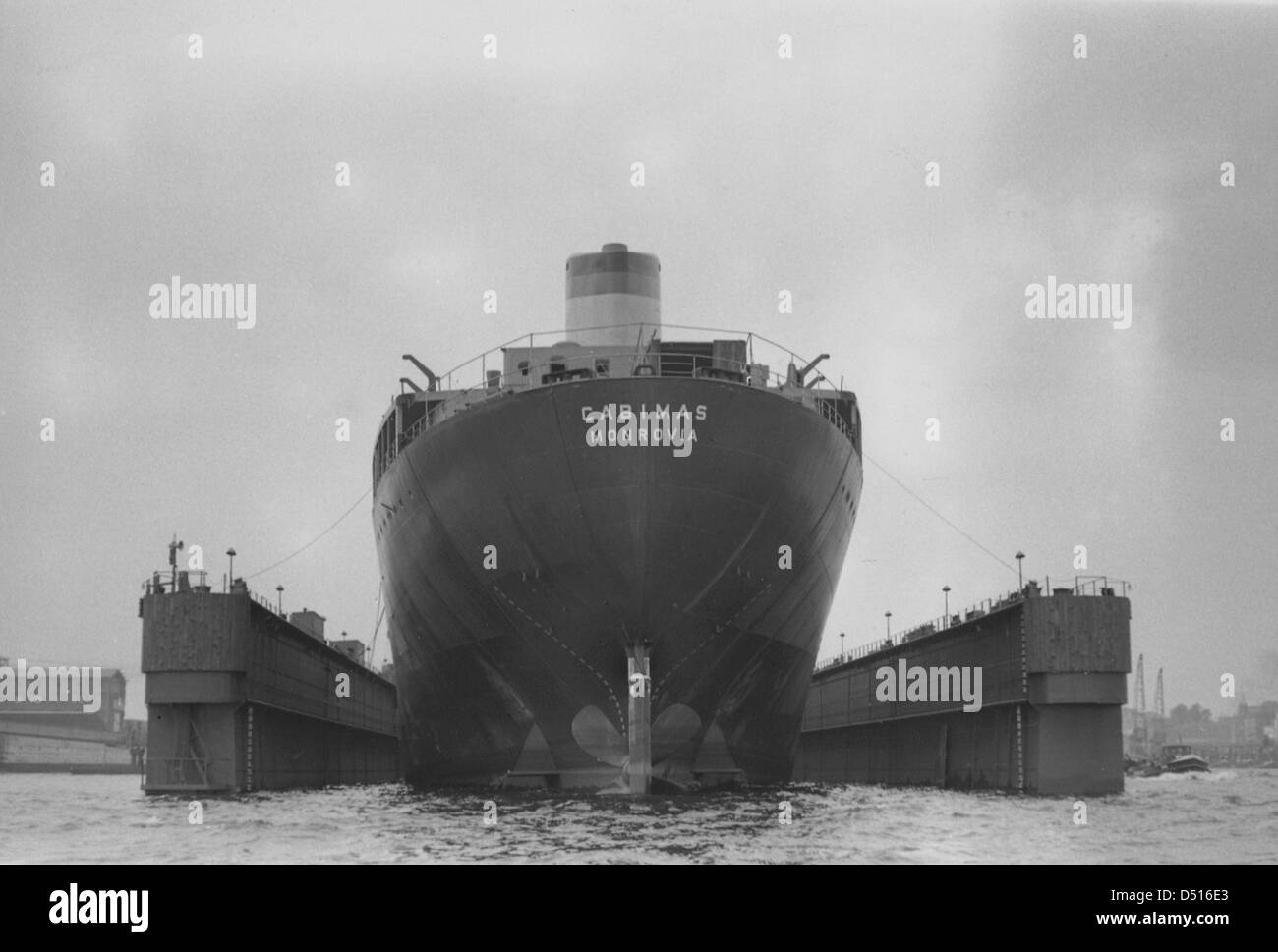Amburgo, Germania, Cabimas-nave al molo di porto Foto Stock