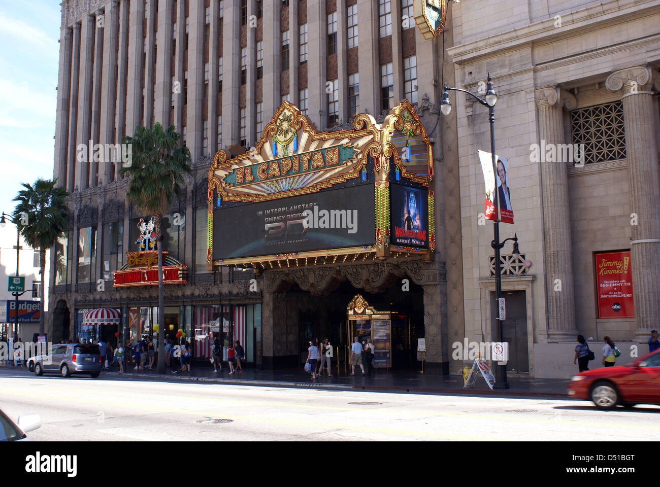 El Capitan theater marque Foto Stock