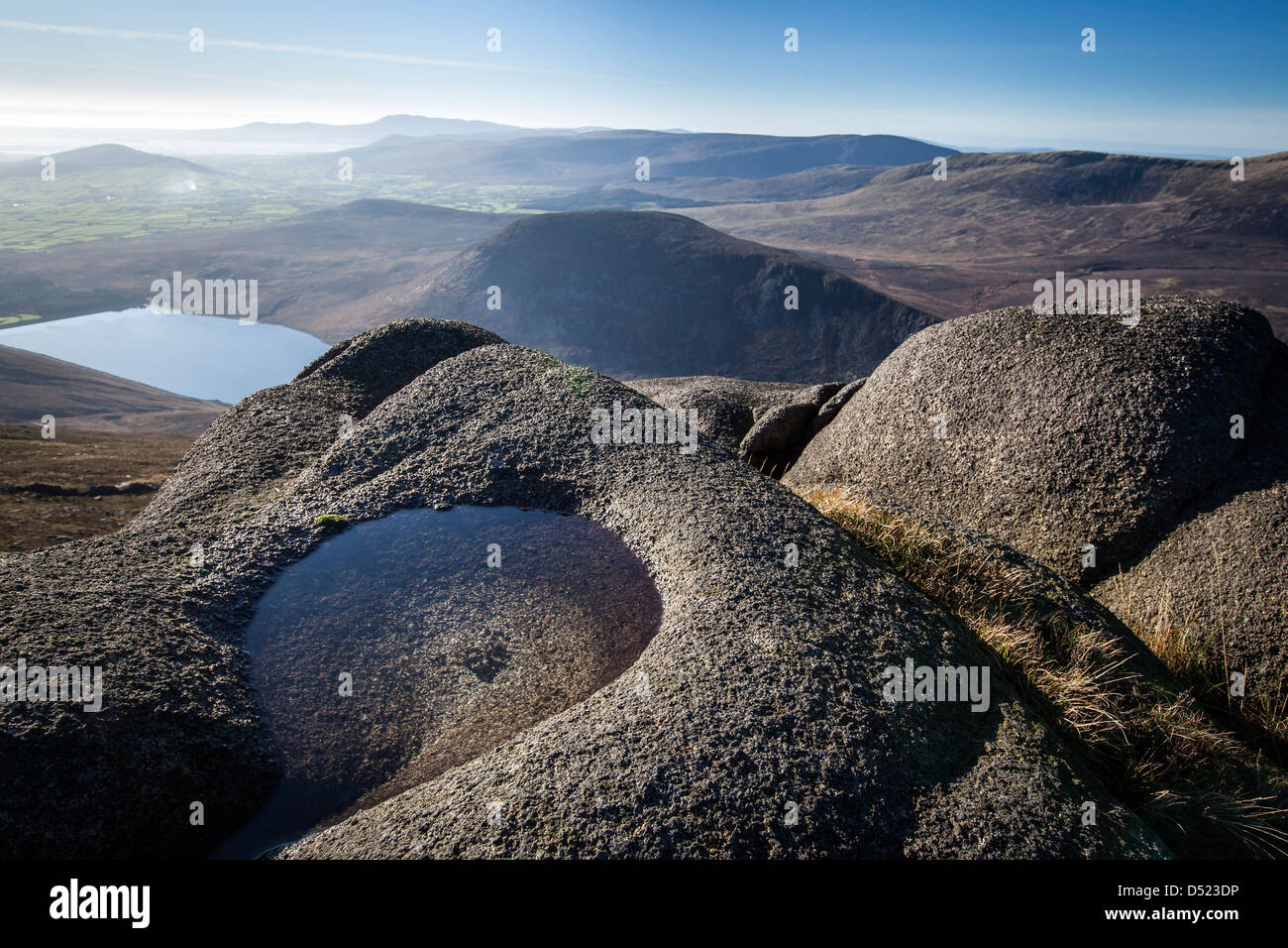 Mourne Mountains, Co. Down, Irlanda del Nord Foto Stock