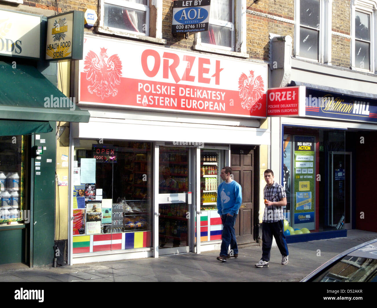 Regno Unito Londra ovest acton un delicatessen polacco Foto Stock