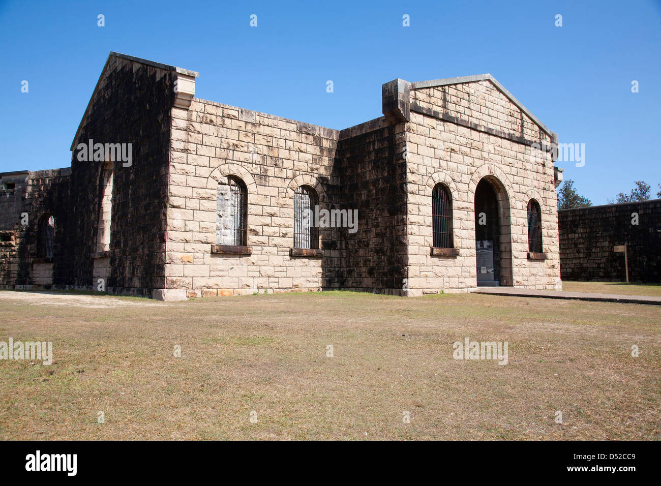 Trial Bay Gaol - Arakoon Parco Nazionale vicino a sud ovest di Rock NSW Australia Foto Stock