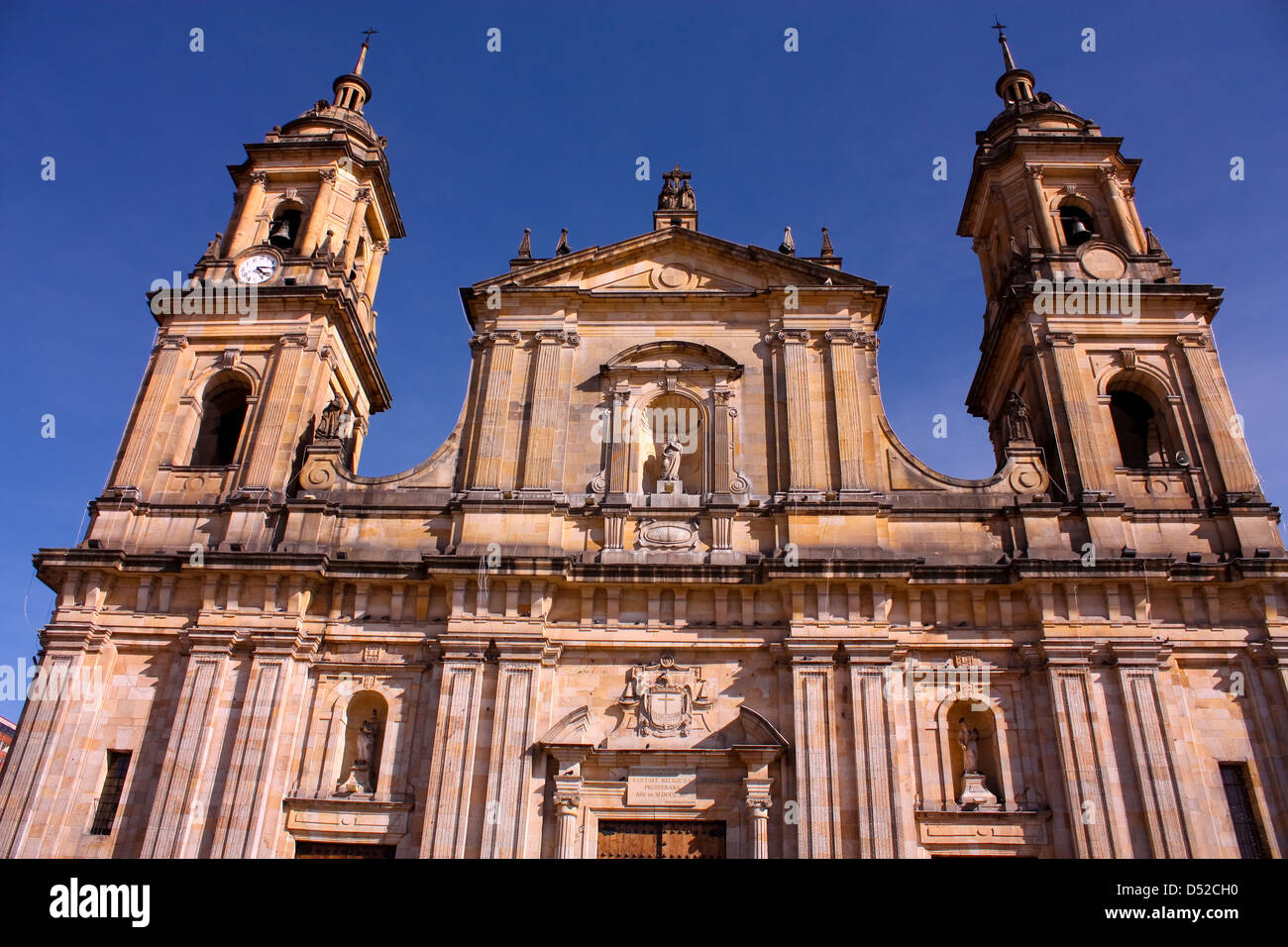 Cattedrale di Bogotà. La Candelaria distretto, Bogotà, Colombia. Foto Stock