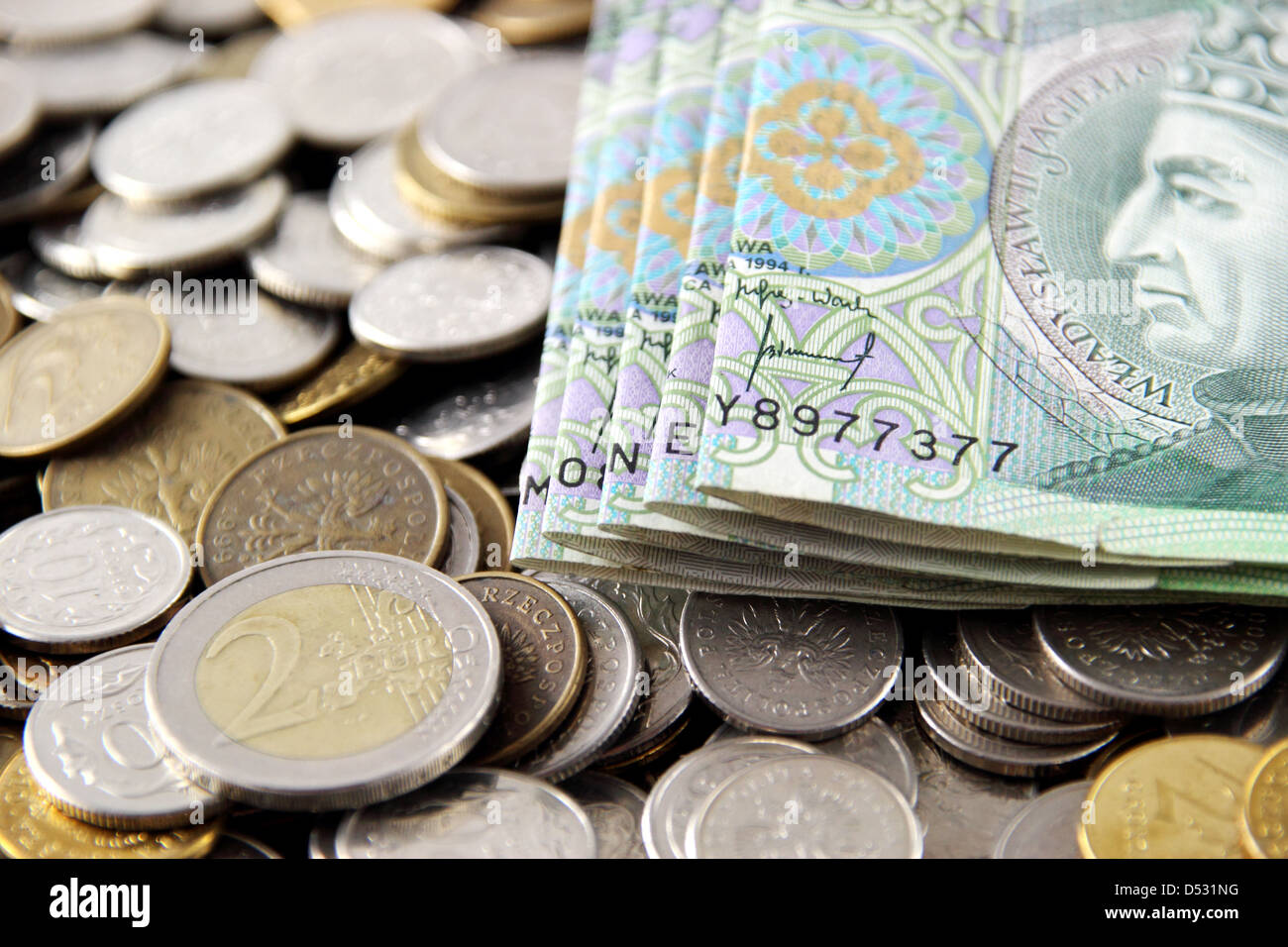 soldi Foto Stock