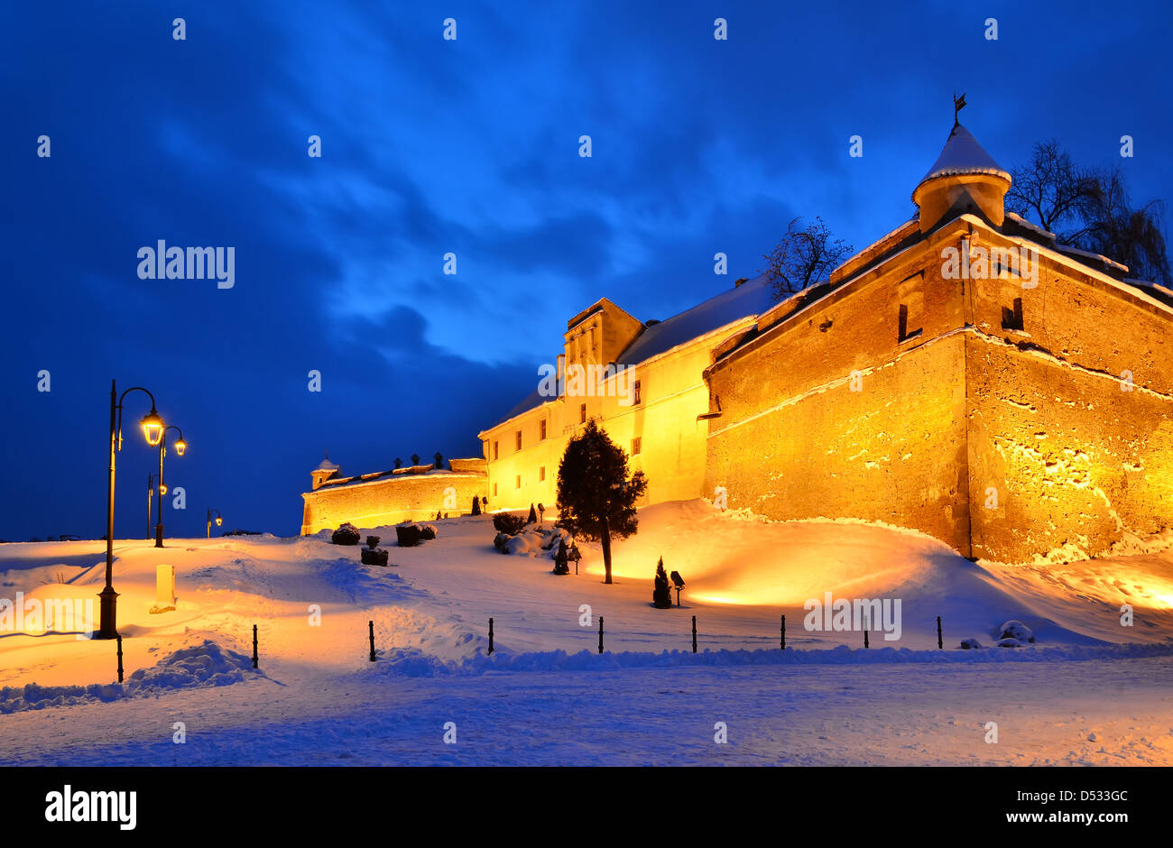 La Cittadella è parte di Brasov esterna del sistema di fortificazione. Transilvania, Romania Foto Stock