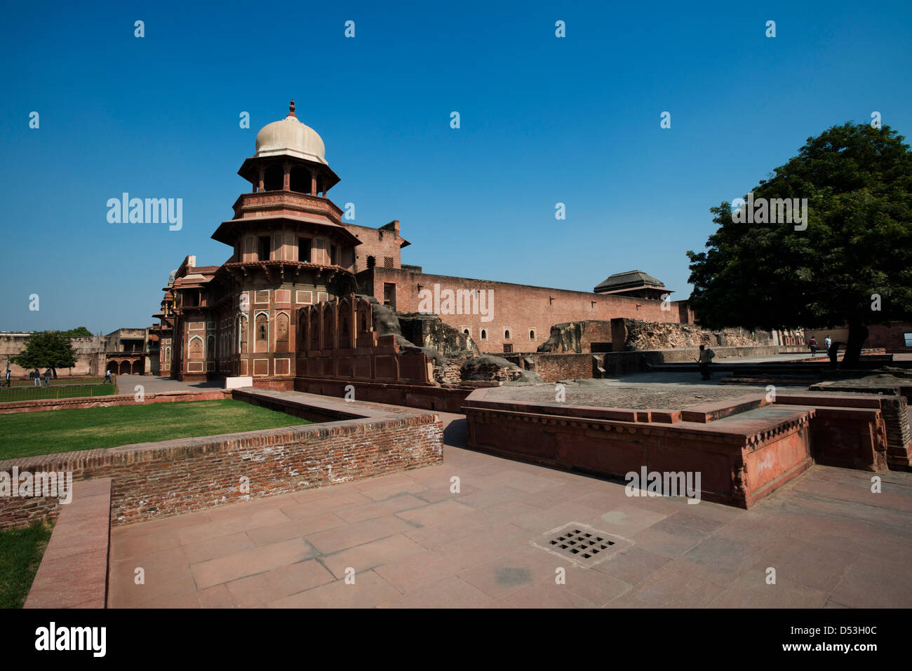 Palazzo di Jahangir a Agra Fort Agra, Uttar Pradesh, India Foto Stock