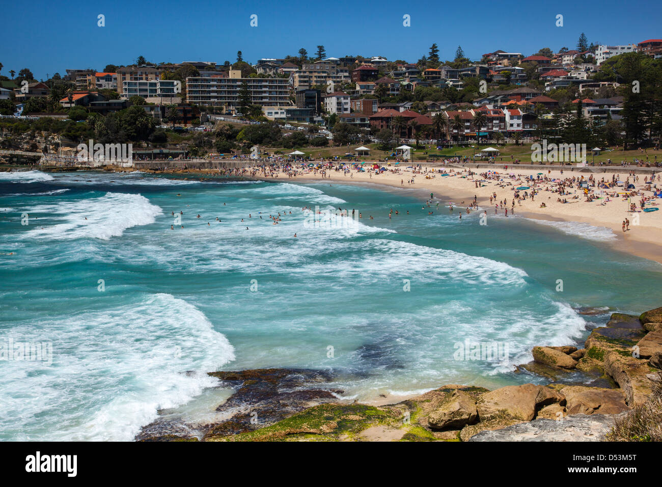 Bronte beach, sobborghi Orientali, Sydney, NSW, Australia Foto Stock