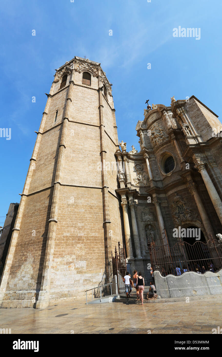 Cattedrale di Valencia Foto Stock
