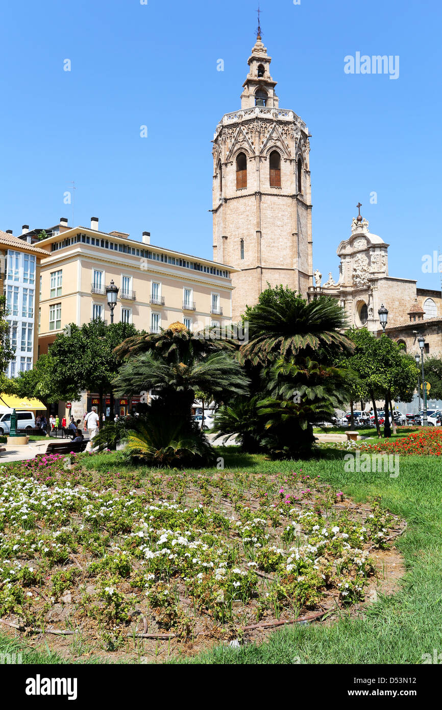 Cattedrale di Valencia Foto Stock
