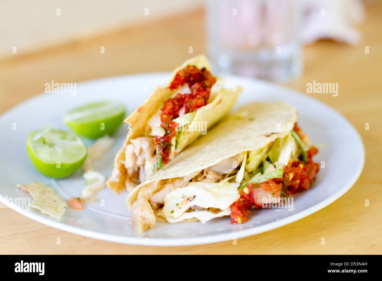 Tacos di pesce Foto Stock