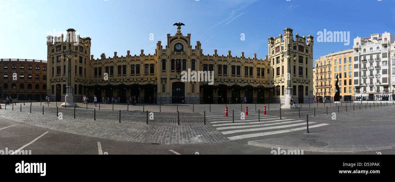 Valencia stazione ferroviaria, Spagna Foto Stock