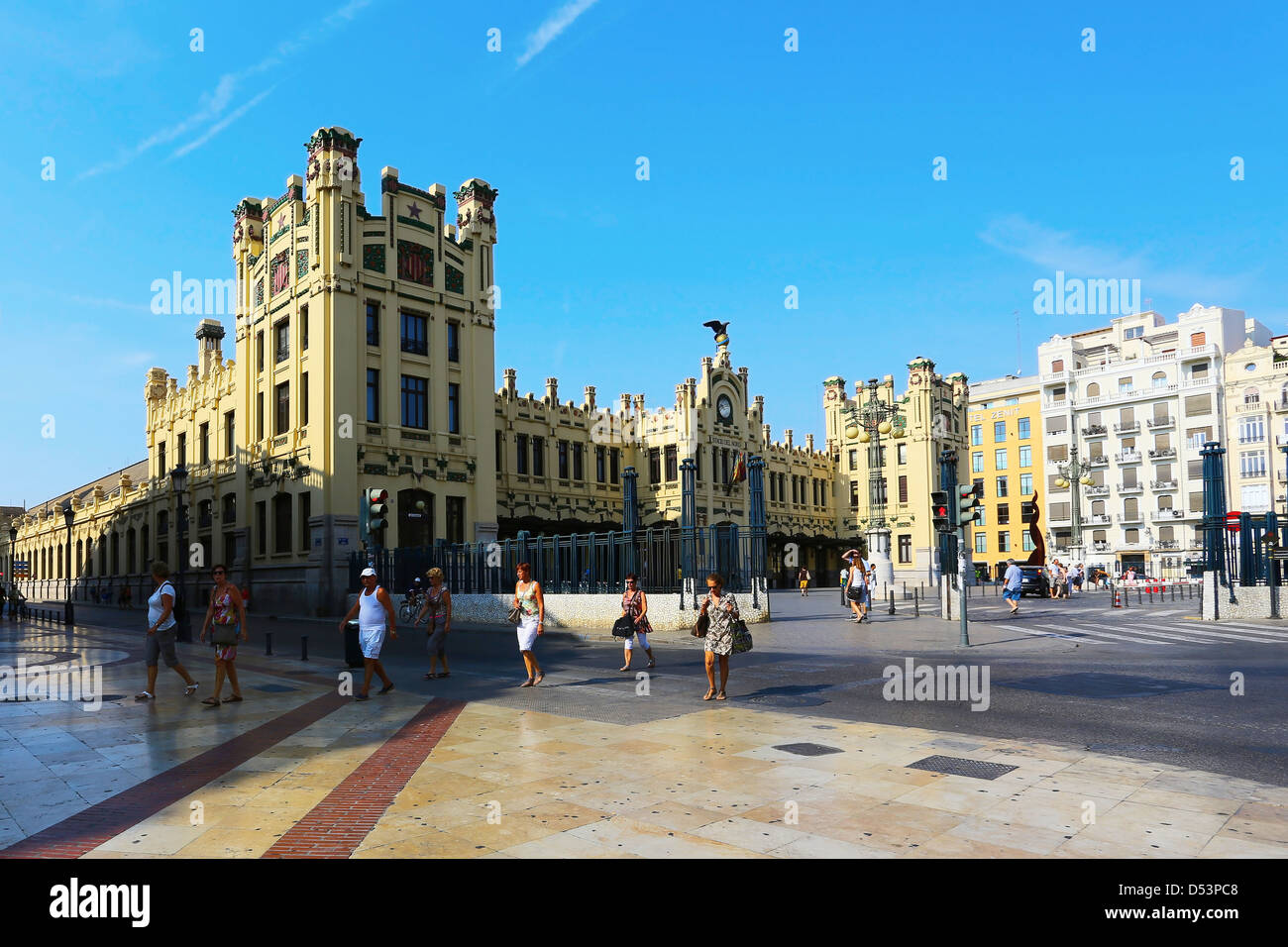 Valencia stazione ferroviaria, Spagna Foto Stock
