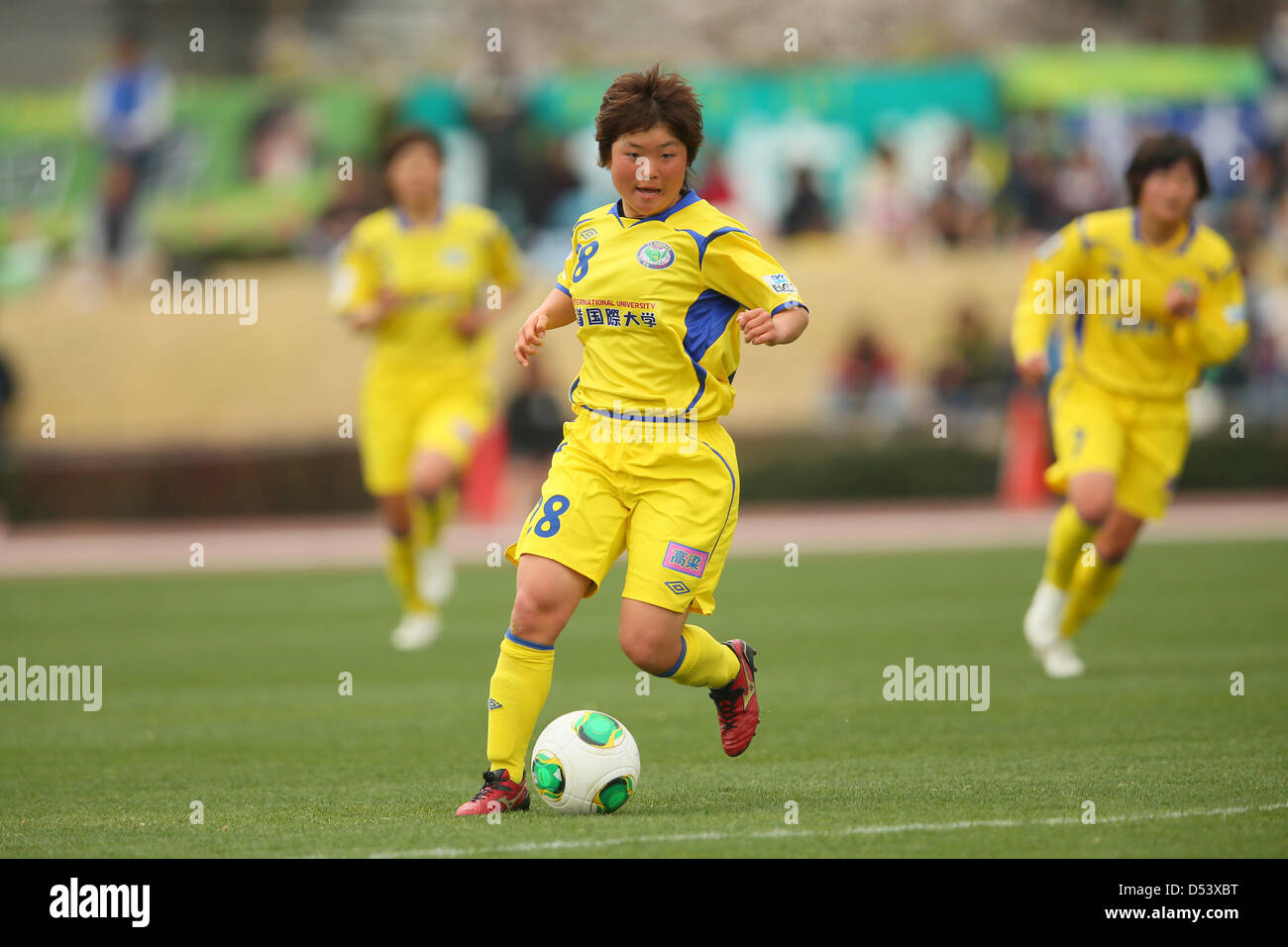 Marin (Hamamoto Charme), 23 marzo 2013 - Calcio /Soccer : Plenus Nadeshiko League 2013 tra NTV Beleza 2-0 FC Kibikokusaidaigaku Charme a Ajinomoto Stadium West Campo, Tokyo, Giappone. (Foto di YUTAKA/AFLO SPORT) [1040] Foto Stock