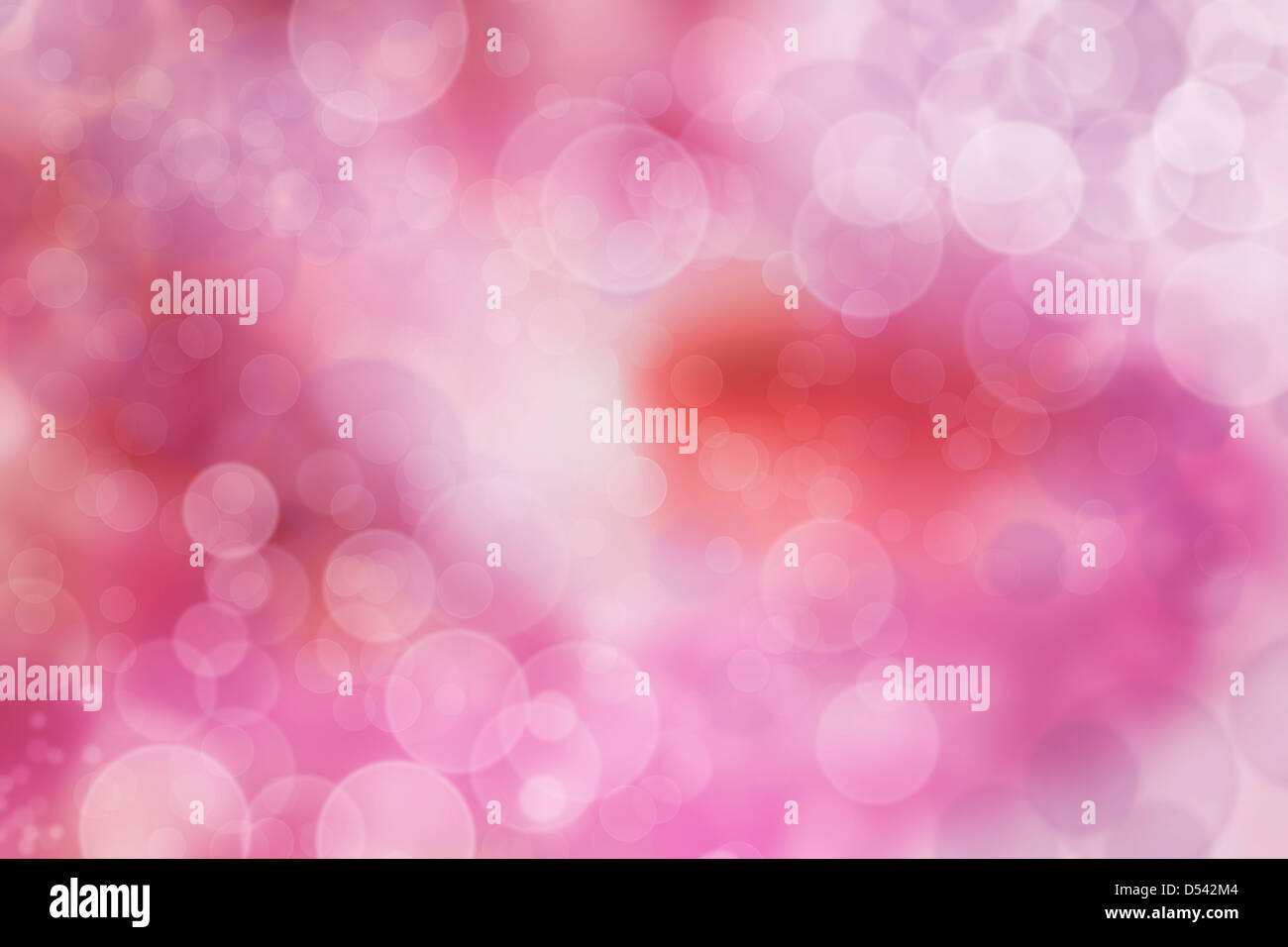 Abstract sfondo rosa bokeh di fondo Foto Stock