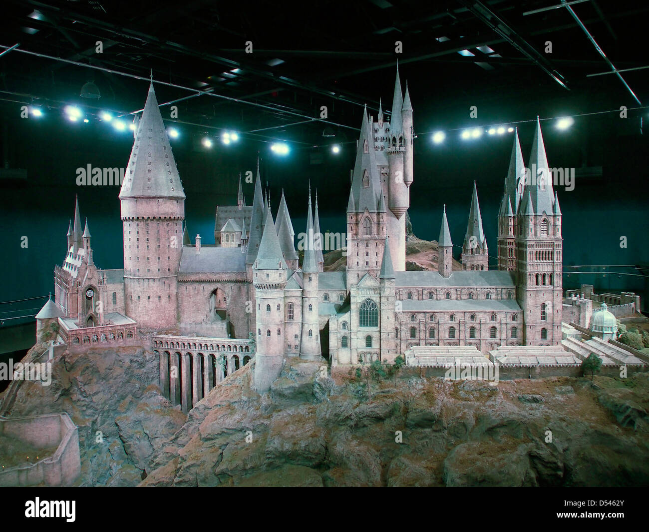 La scuola di Hogwarts Scuola di Magia e Stregoneria di Hogwarts Foto Stock