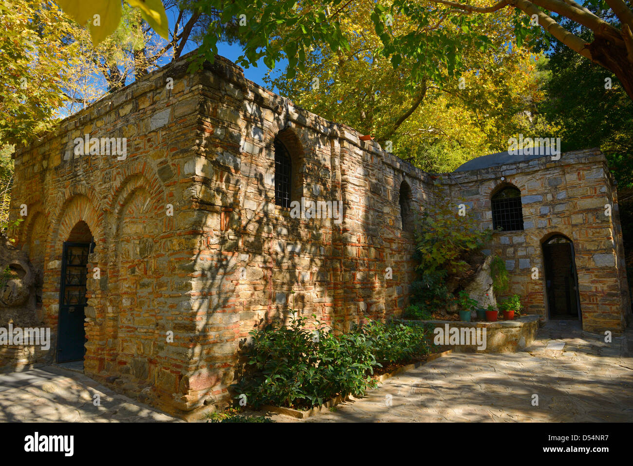 Ultimo restaurata casa della Vergine Maria e di santa madre del Signore sul monte Koressos vicino a Efeso la Turchia Foto Stock