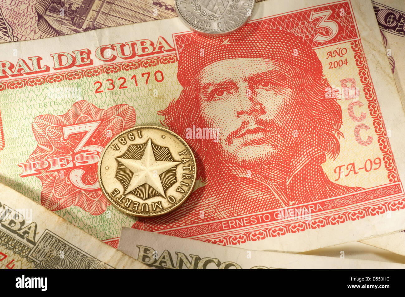 Amburgo, Germania denaro cubano Peso Cubano Foto Stock