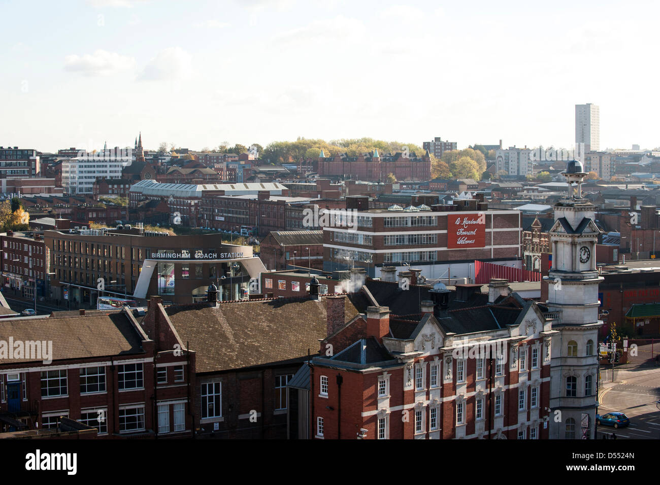 Centro della città di Birmingham, Regno Unito Foto Stock