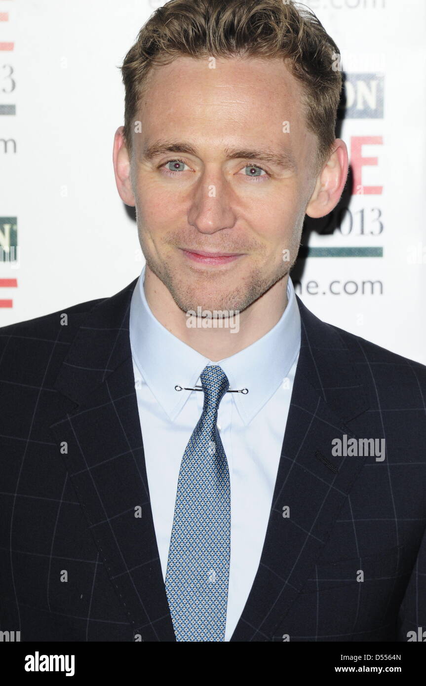 Londra, Regno Unito. Il 24 marzo 2013. Tom Hiddleston frequentare Jameson Empire Awards presso Grosvenor House Hotel di Londra. Credito: Maurice Clements / Alamy Live News Foto Stock