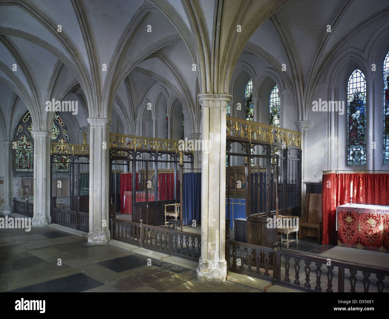 Cattedrale di Southwark retrochoir Foto Stock