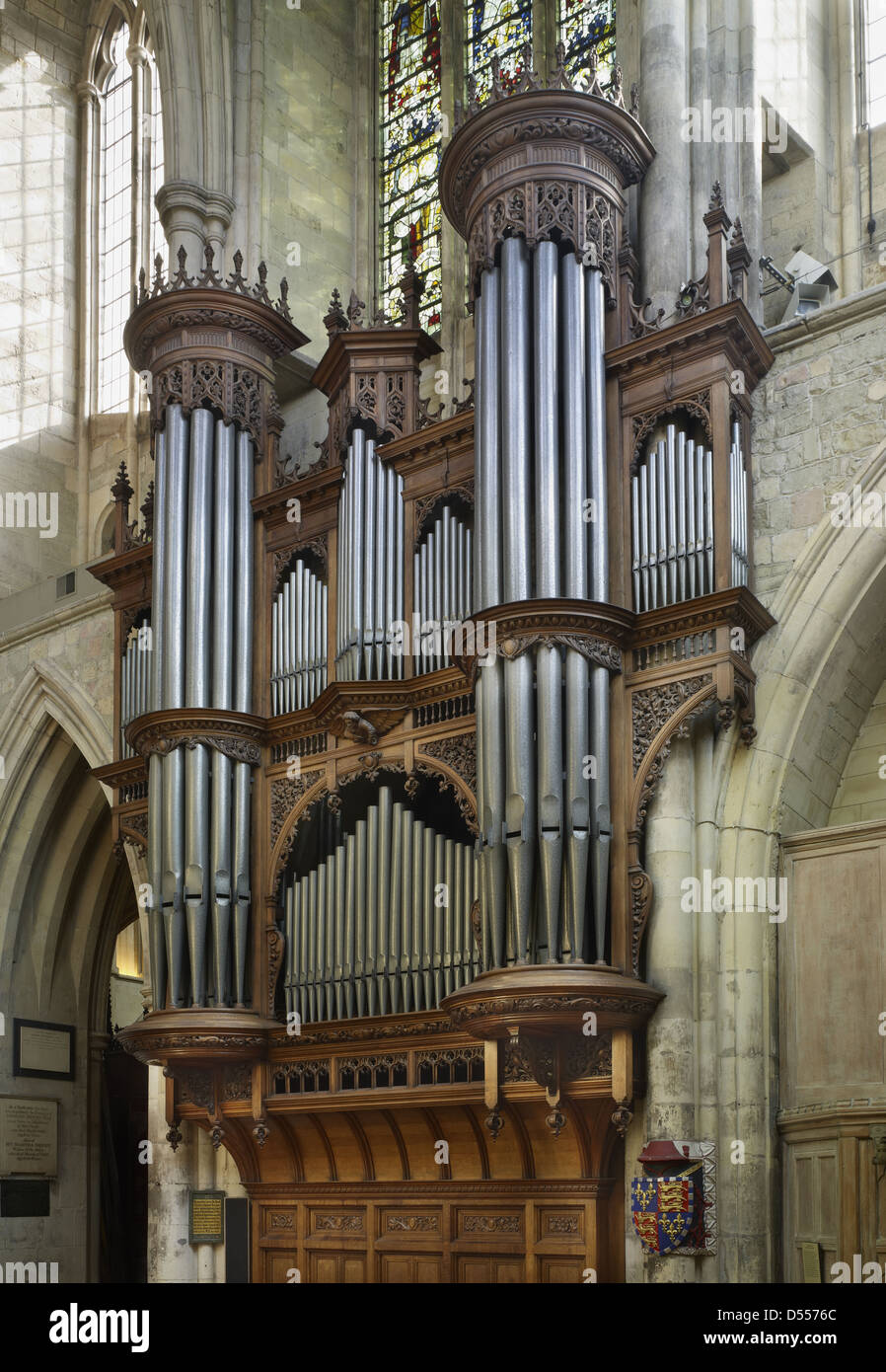 Cattedrale di Southwark organ Foto Stock