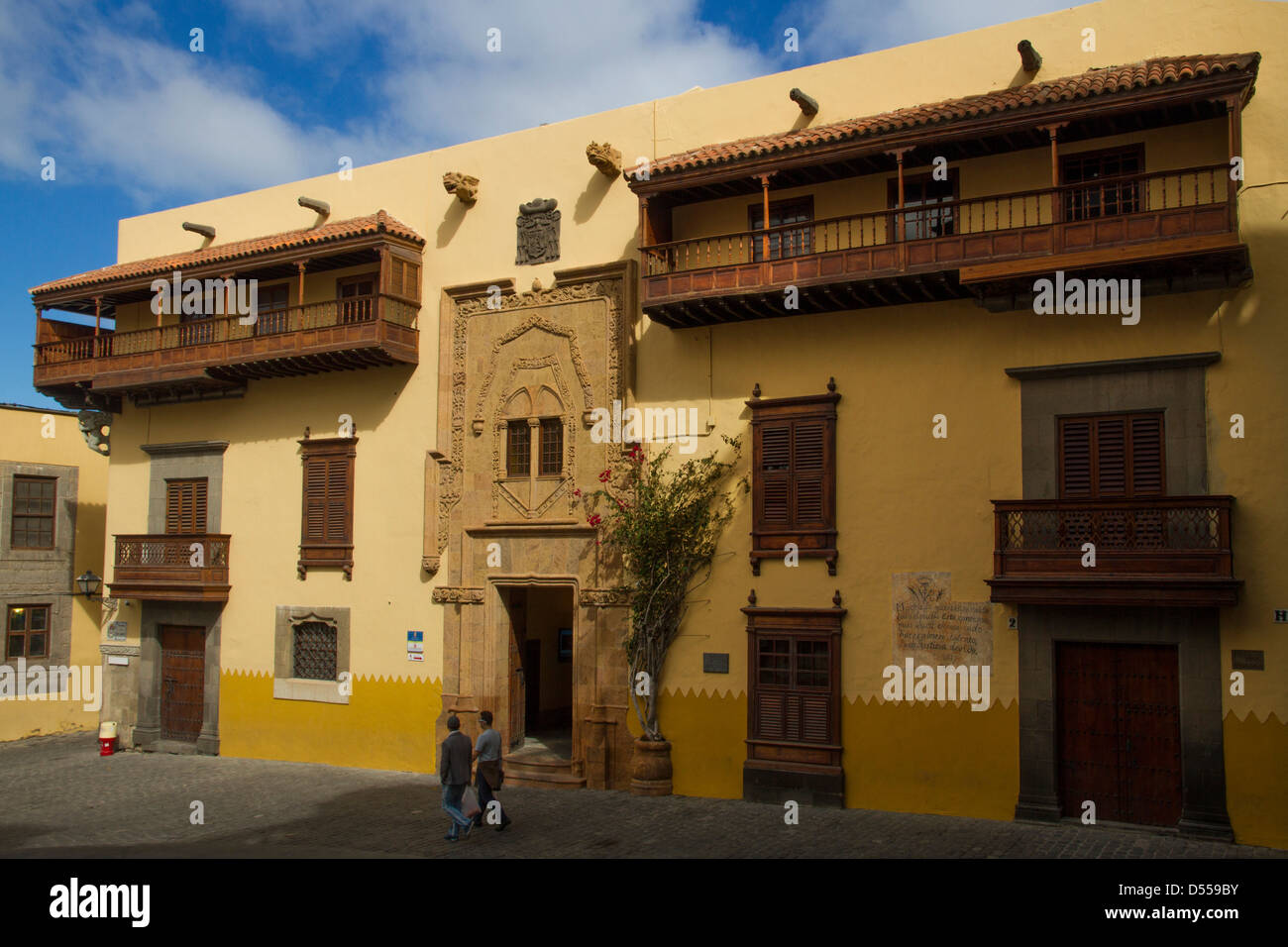 Spagna isole canarie Gran Canarie, Las Palmas, Columbus residence & museum Foto Stock