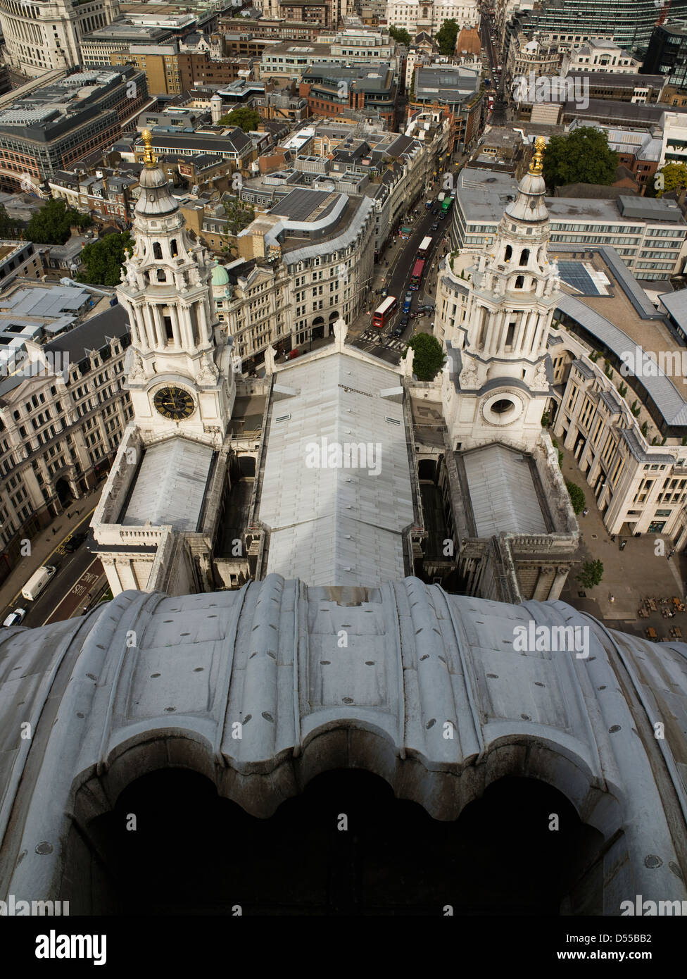 Saint Paul Cathedral, London West towers Foto Stock